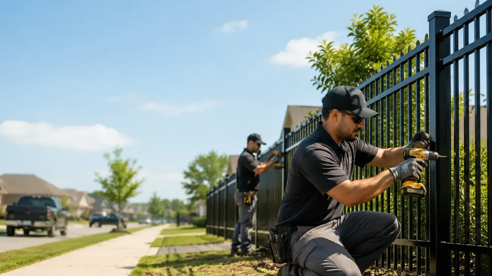 Metal Fence Installation in Texhoma, TX